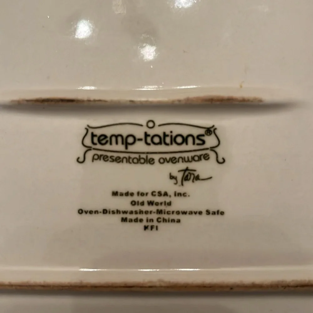 Temptations yellow old world‎ 5 piece bundle